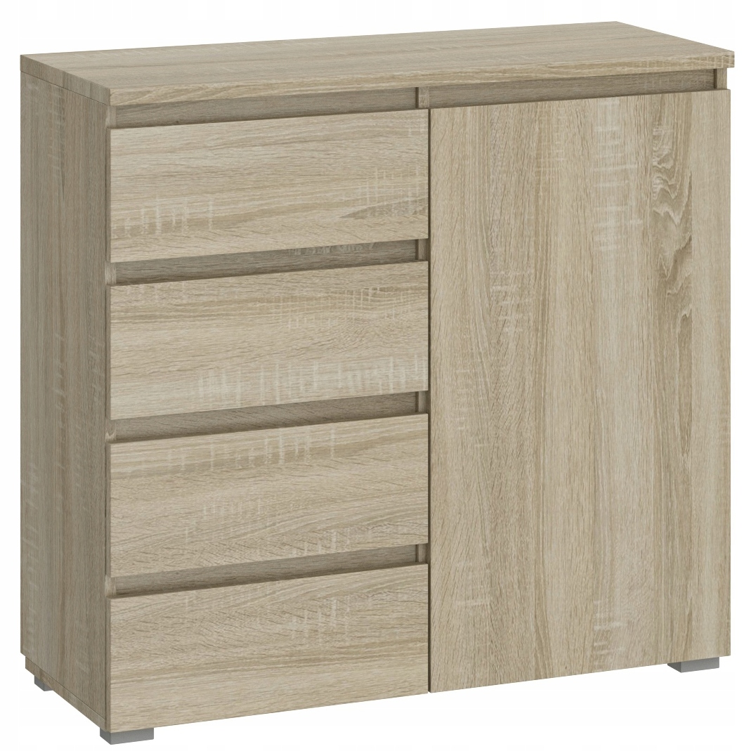 

Komoda Szafka Wera 1D4S 90CM Sonoma Mafmeble
