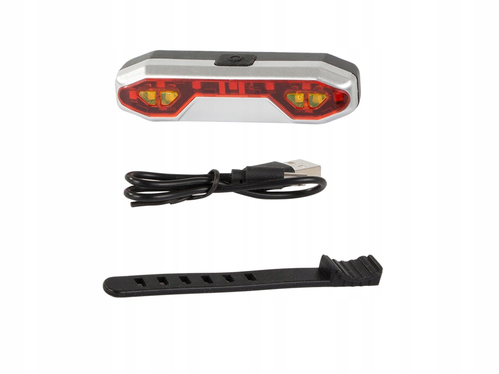 LAMPKA ROWEROWA TYLNA LED USB MOCNA TYŁ DO ROWERU Liczba trybów świecenia 5