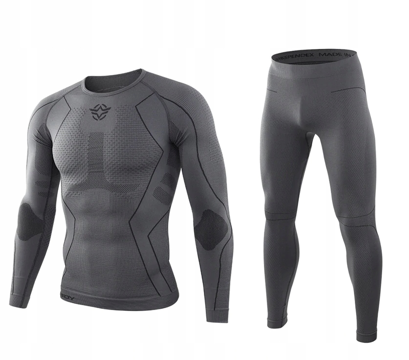 Termoaktivní Spodní Prádlo Pánské Šedé XXL