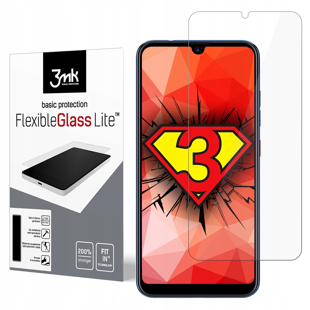 

Szkło Hybrydowe 3mk na Przód -- Zte Blade V10 Vita
