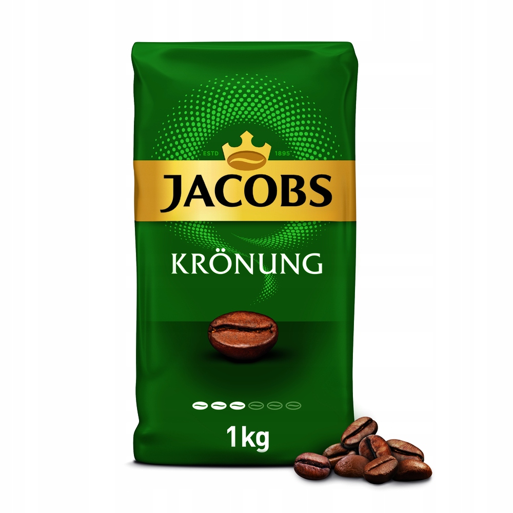 Levně Káva zrnková Jacobs Krönung 1 kg Dárek vzorek kávy