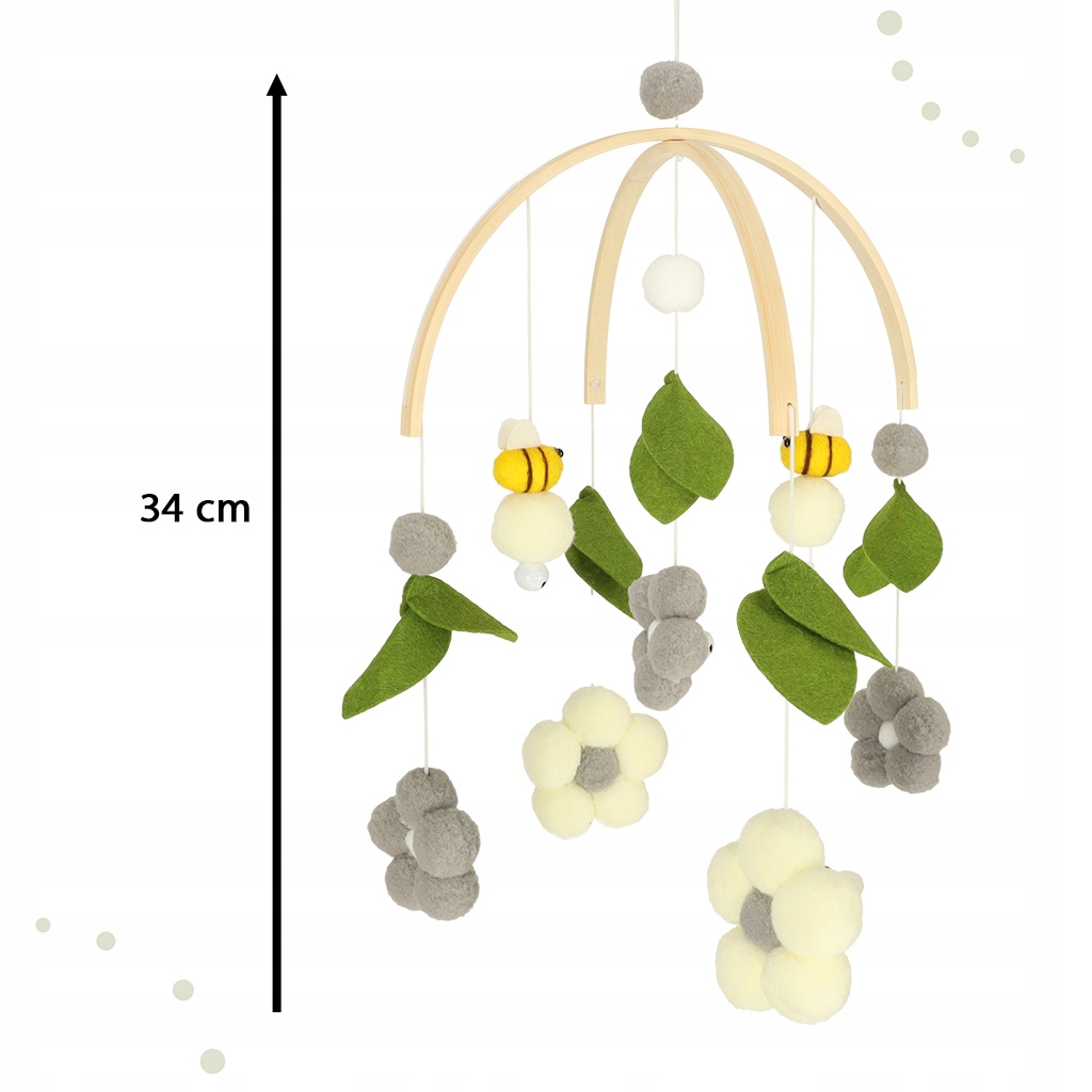 KARUZELA DO ŁÓŻECZKA ZAWIESZKI KWIATY Marka Ikonka
