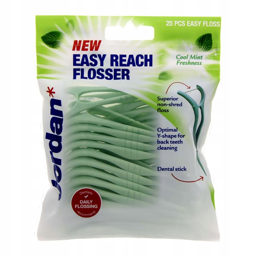 

Jordan Easy Reach Flosser niciowykałaczki 25szt.