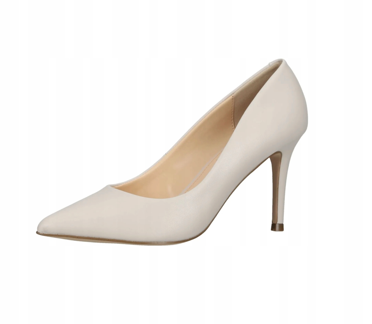 Kožené lodičky Steve Madden Ladybug velikost 38 Béžová