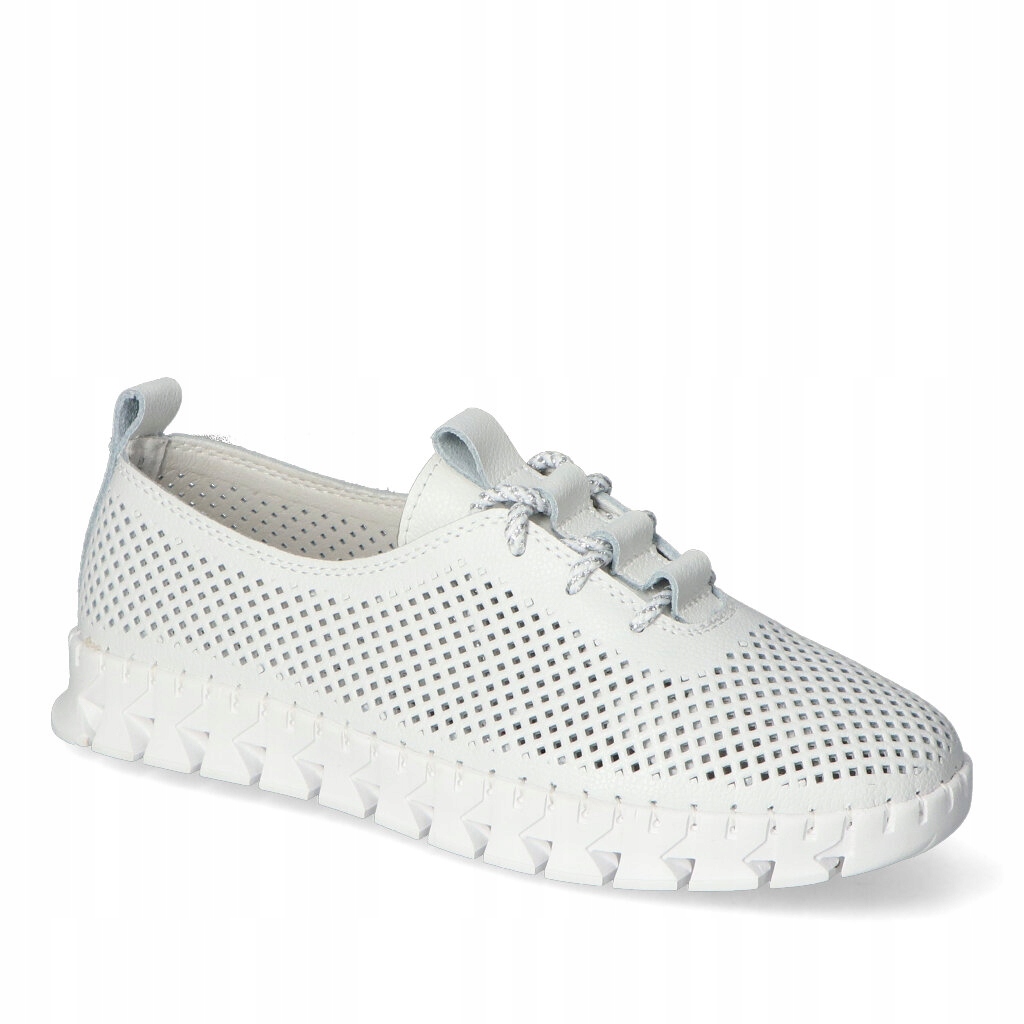 Dámské polobotky Evento Bílé kožené 37