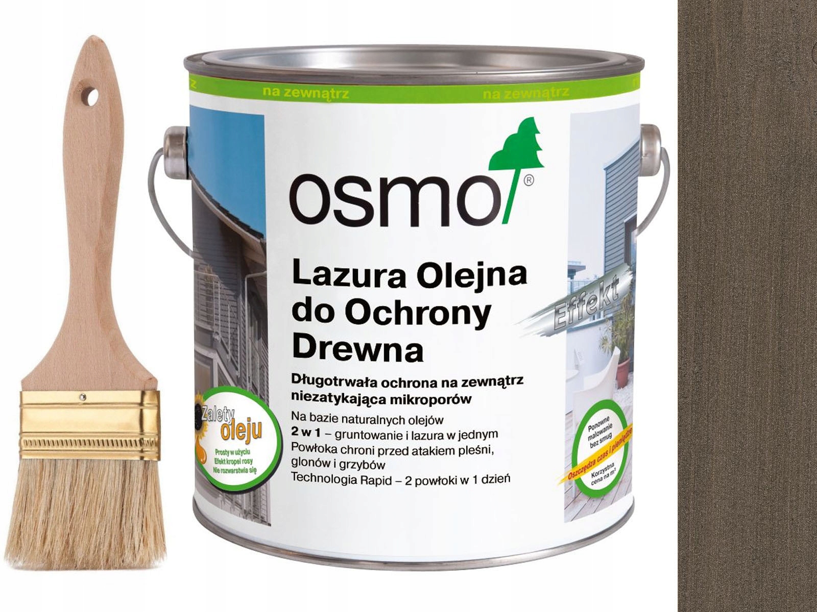 Osmo 1143 Olejová lazura Stříbrný efekt Onyx 750 ml