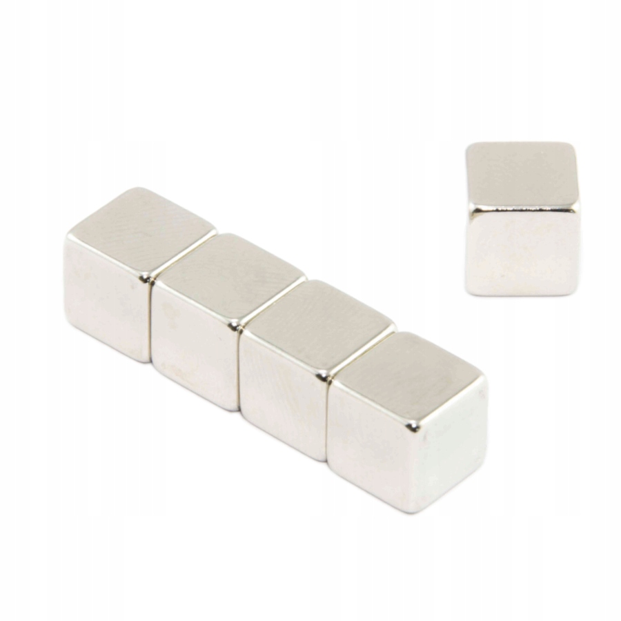 

Magnes Neodymowy 10x10x10mm Bardzo Mocny 10 Szt