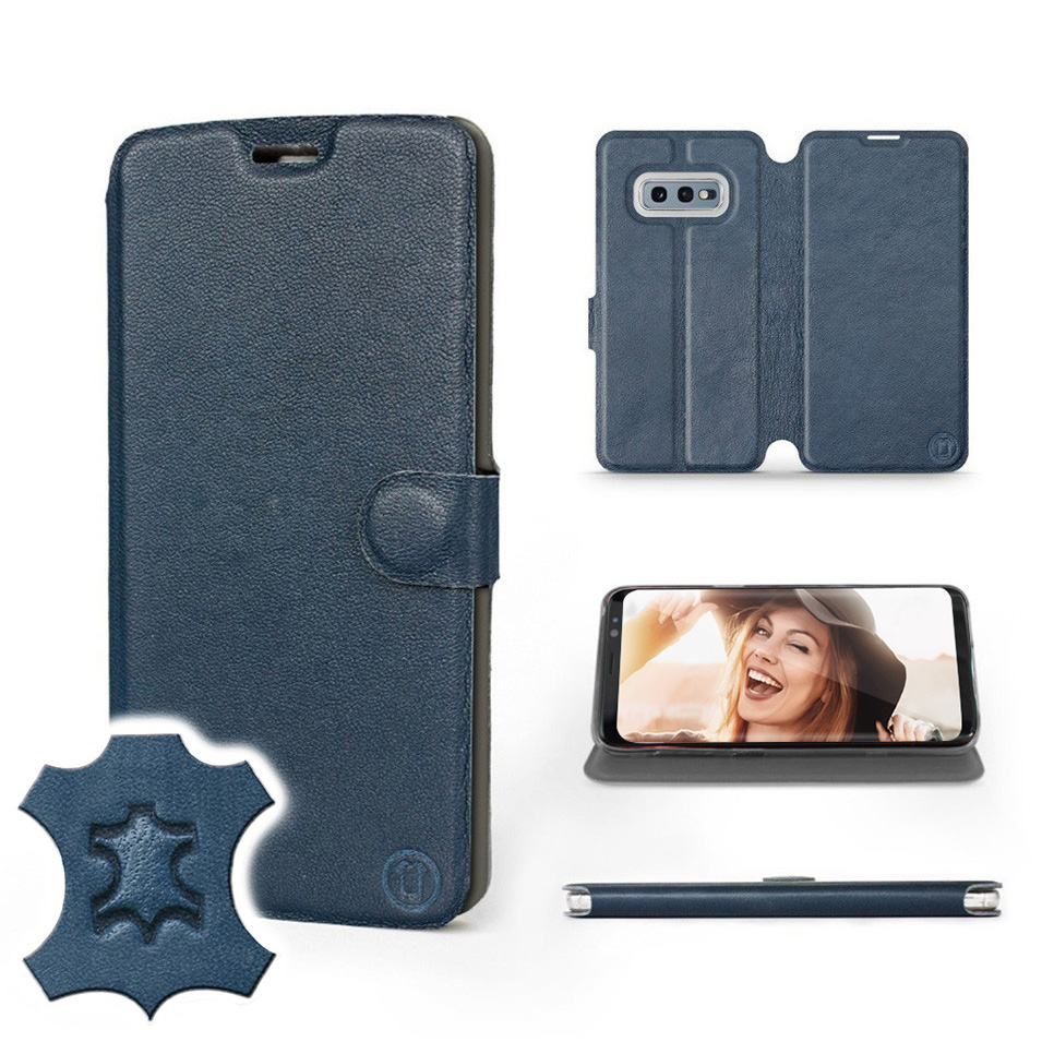 

Etui Mobiwear do Samsung Galaxy S10e -Blue Leather