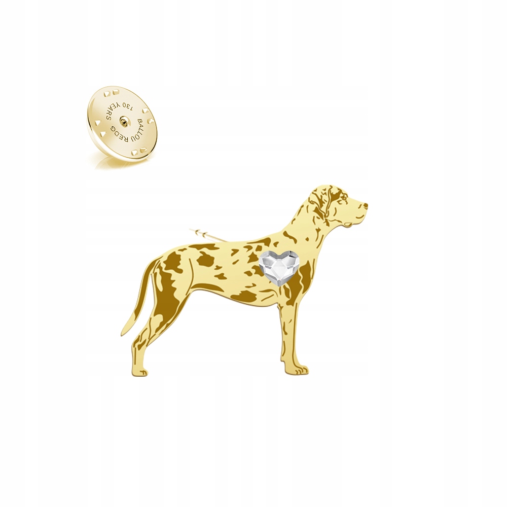 Odznak se psem Louisiana Catahoula 925 Žena, šperky, Dedikace