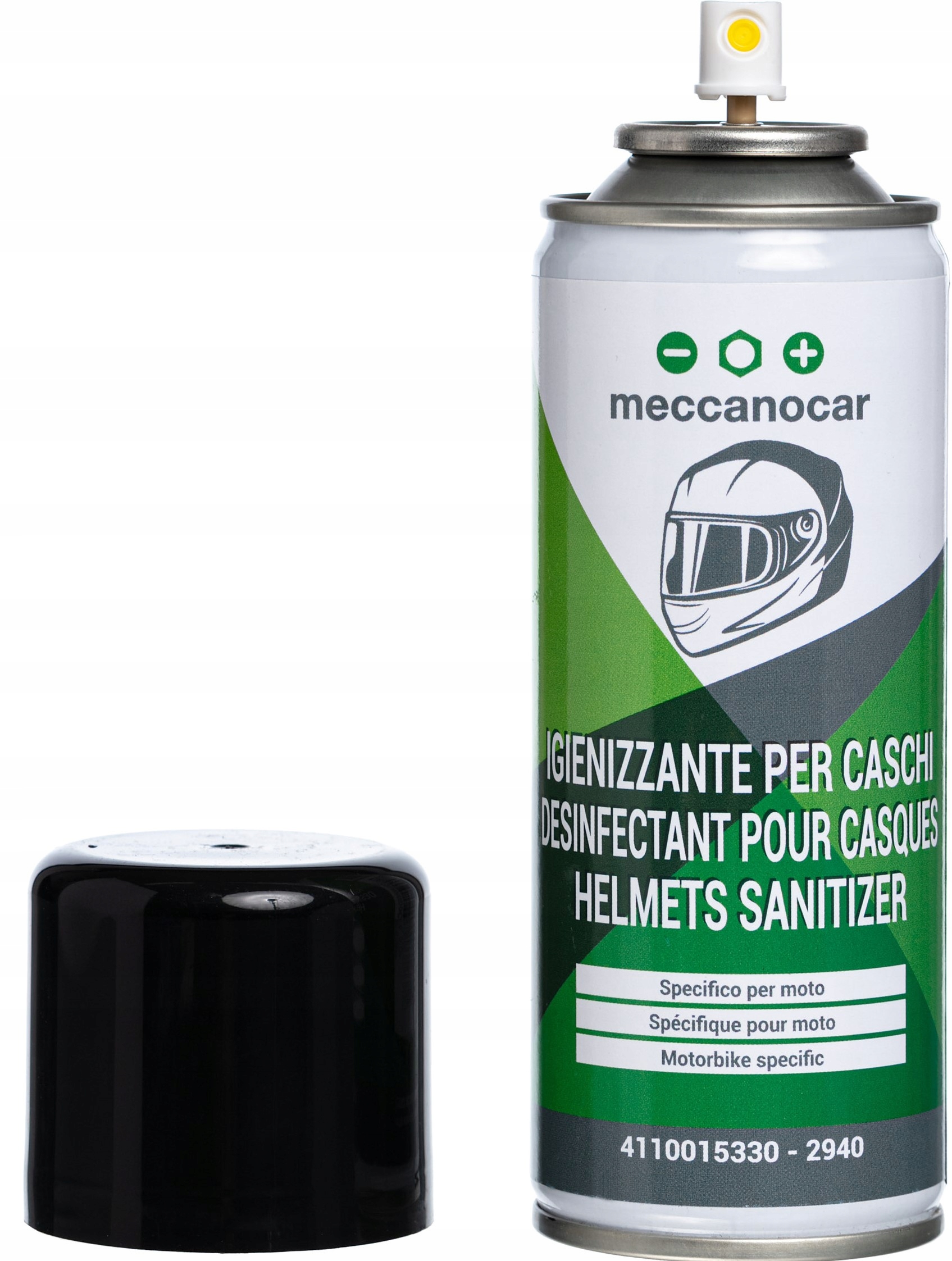 ŚRODEK PŁYN SPRAY DO CZYSZCZENIA DEZYNFEKCJI WNĘTRZA KASKU - MECCANOCAR Producent MECCANOCAR