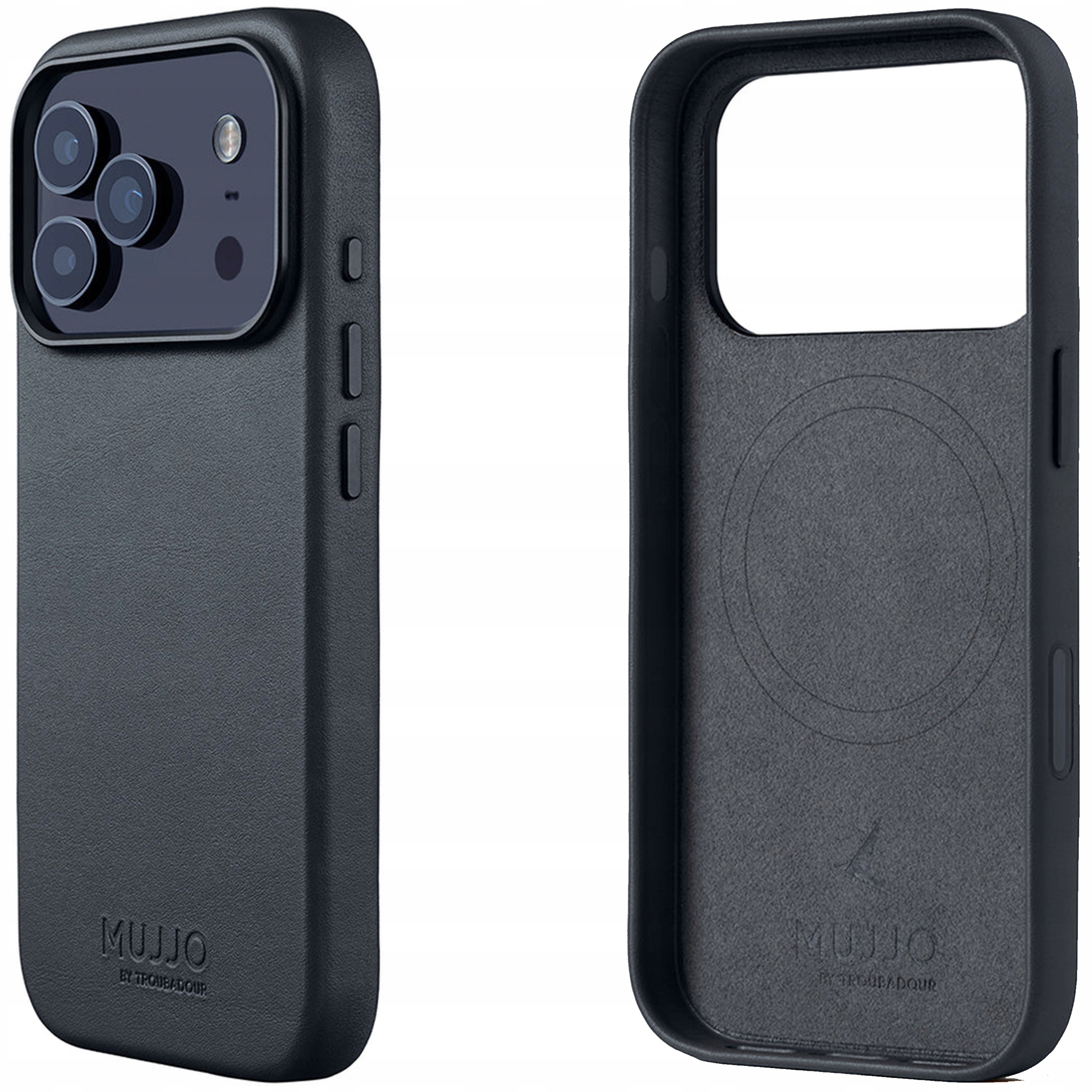 Mujjo Leather Case Etui Skórzane z MagSafe do iPhone 17 Pro Obudowa Cover