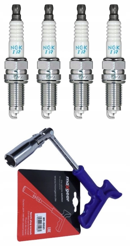 NGK ŚWIECA ZAPŁONOWA IRYDOWA ZKR7AI-8 92402 + klucz do świec 16mm