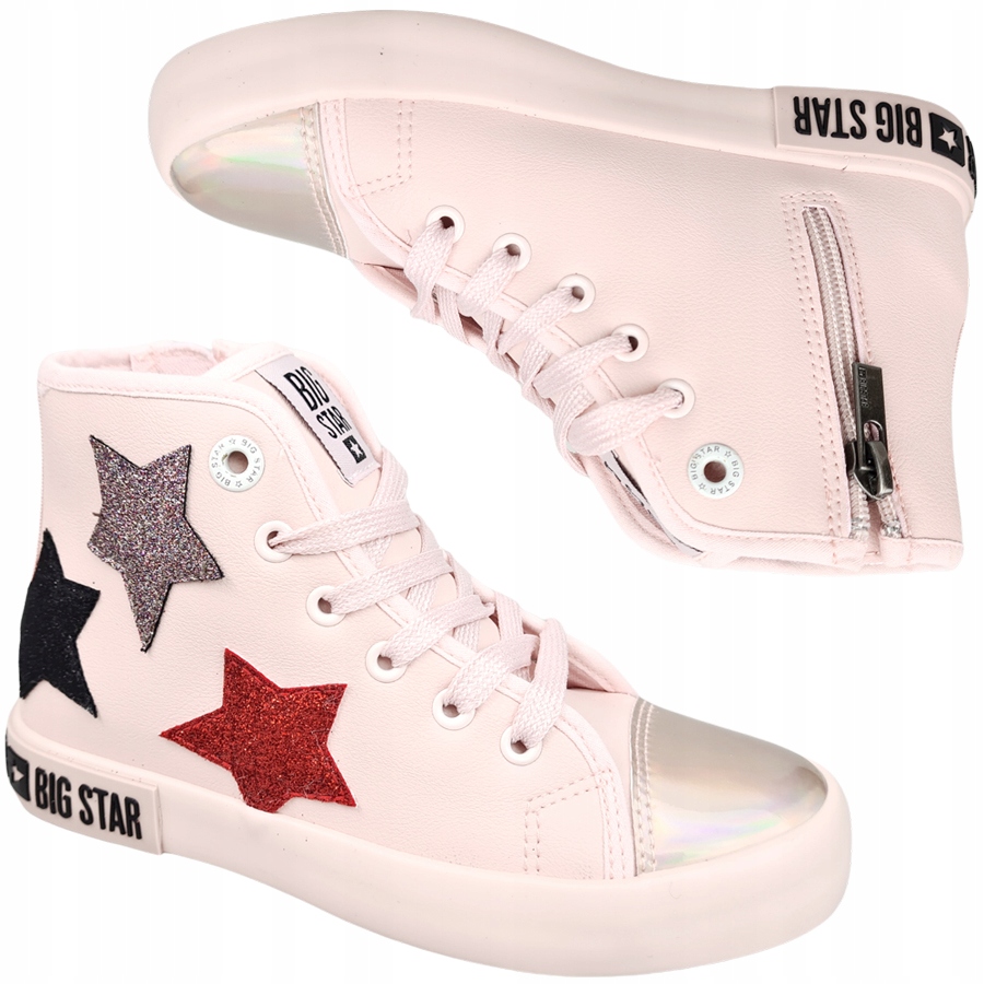 

Trampki Big Star dziecięce buty różowe II374030 34