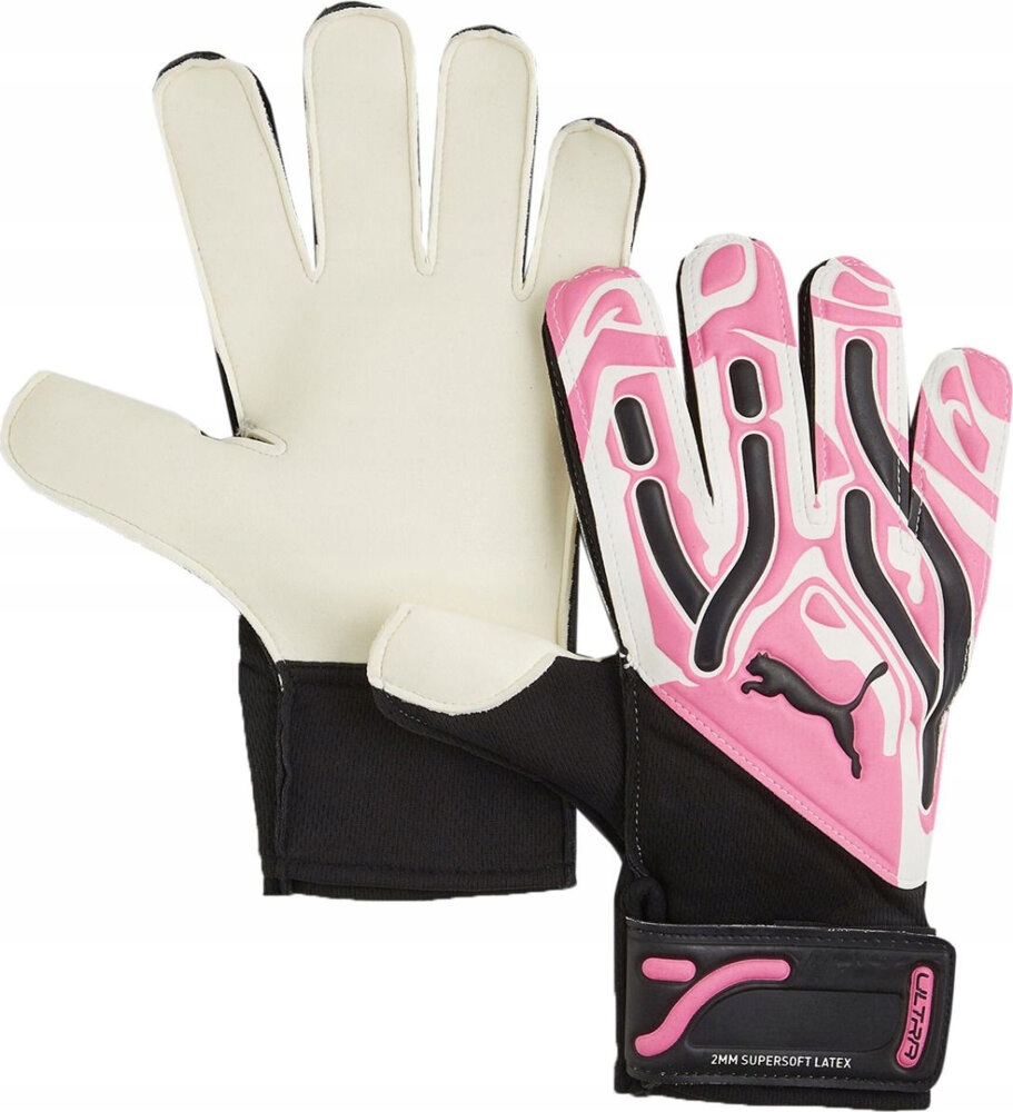 Rękawice Bramkarskie Puma Ultra Play Rc Różowo-białe 41862 08 r 10