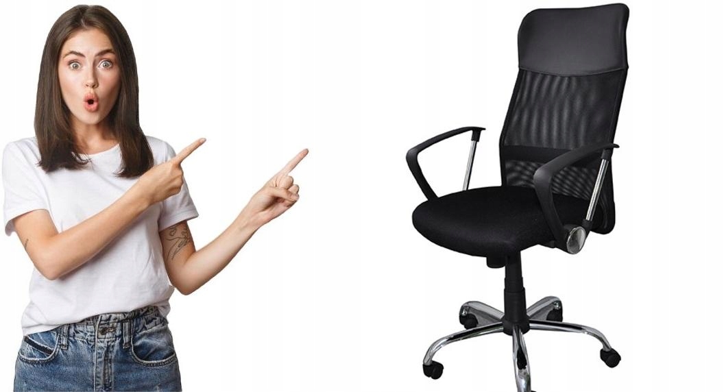 Fotel Office Products Korfu czarny