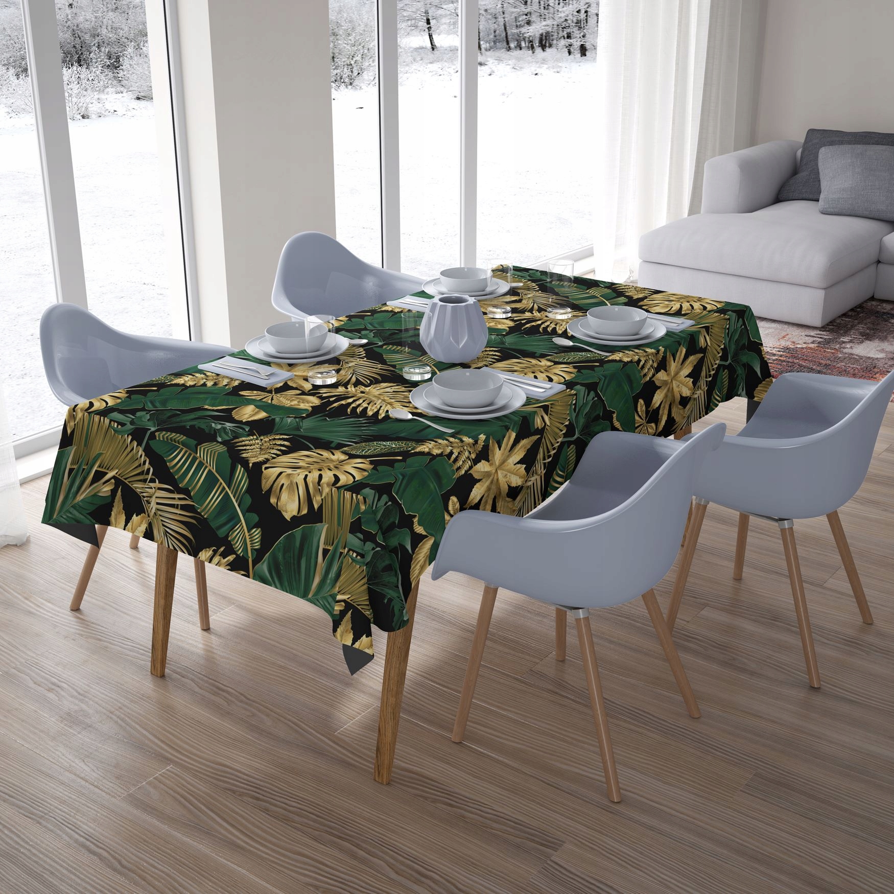 OBRUS PLAMOODPORNY 140X200 GŁADKI MATOWY GRUBY 100 Długość 200 cm