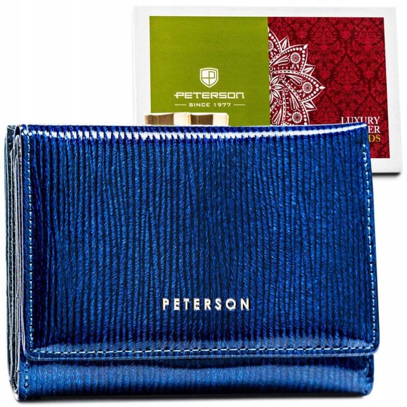 Dámská peněženka s Rfid ochranou uzavíratelná na zip Peterson