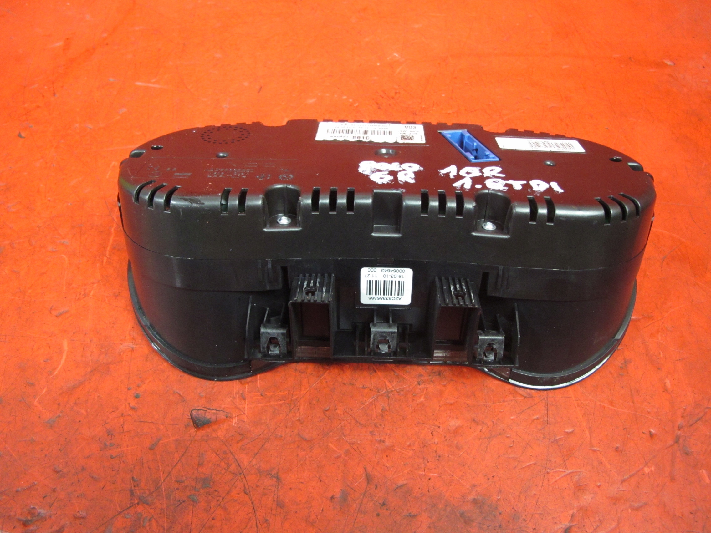 VW POLO V 6R 1.6 TDI dials dials EU 6R0920861C