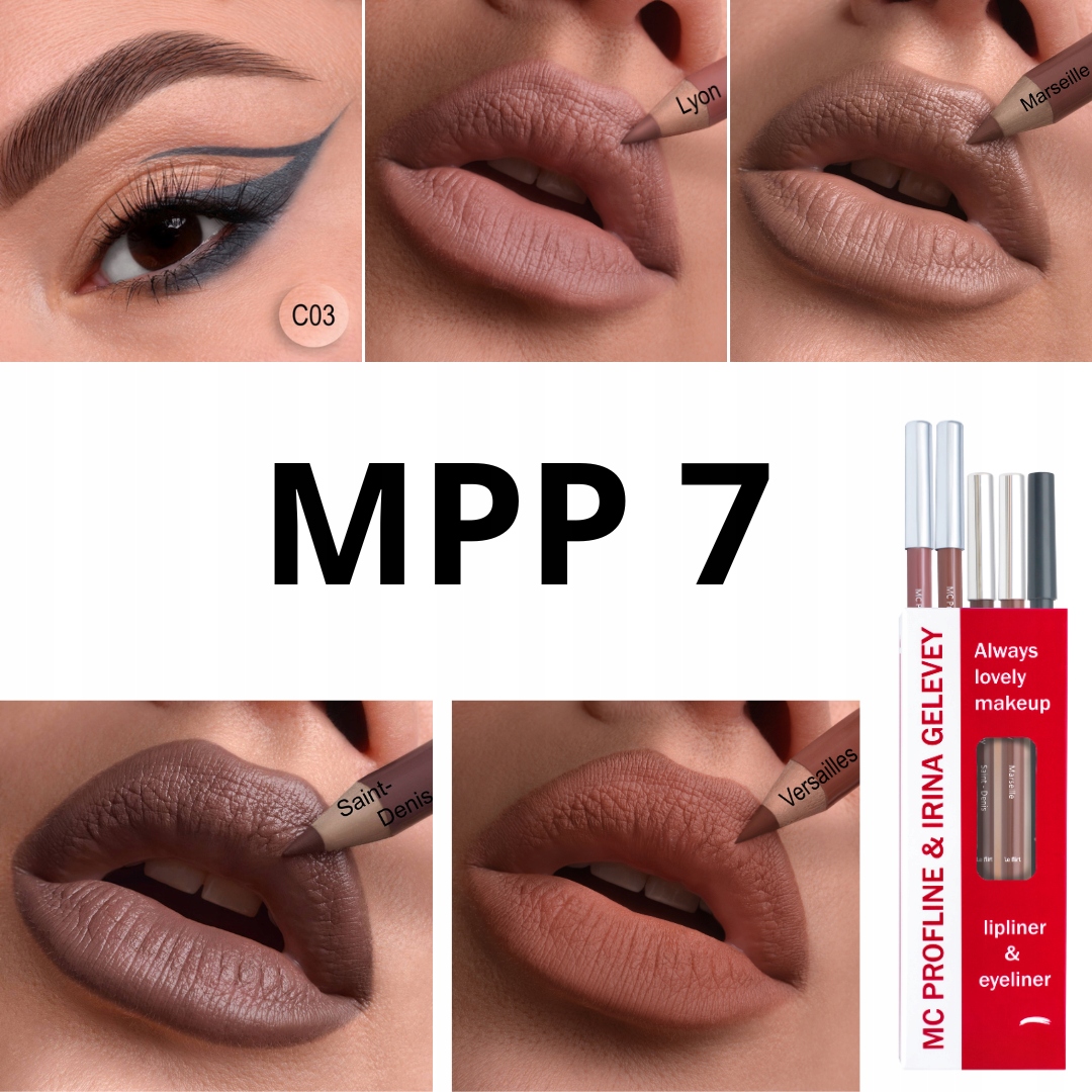 MPP7. Sada tužek MC Profline a Irina Gelevey 5 kusů v balení