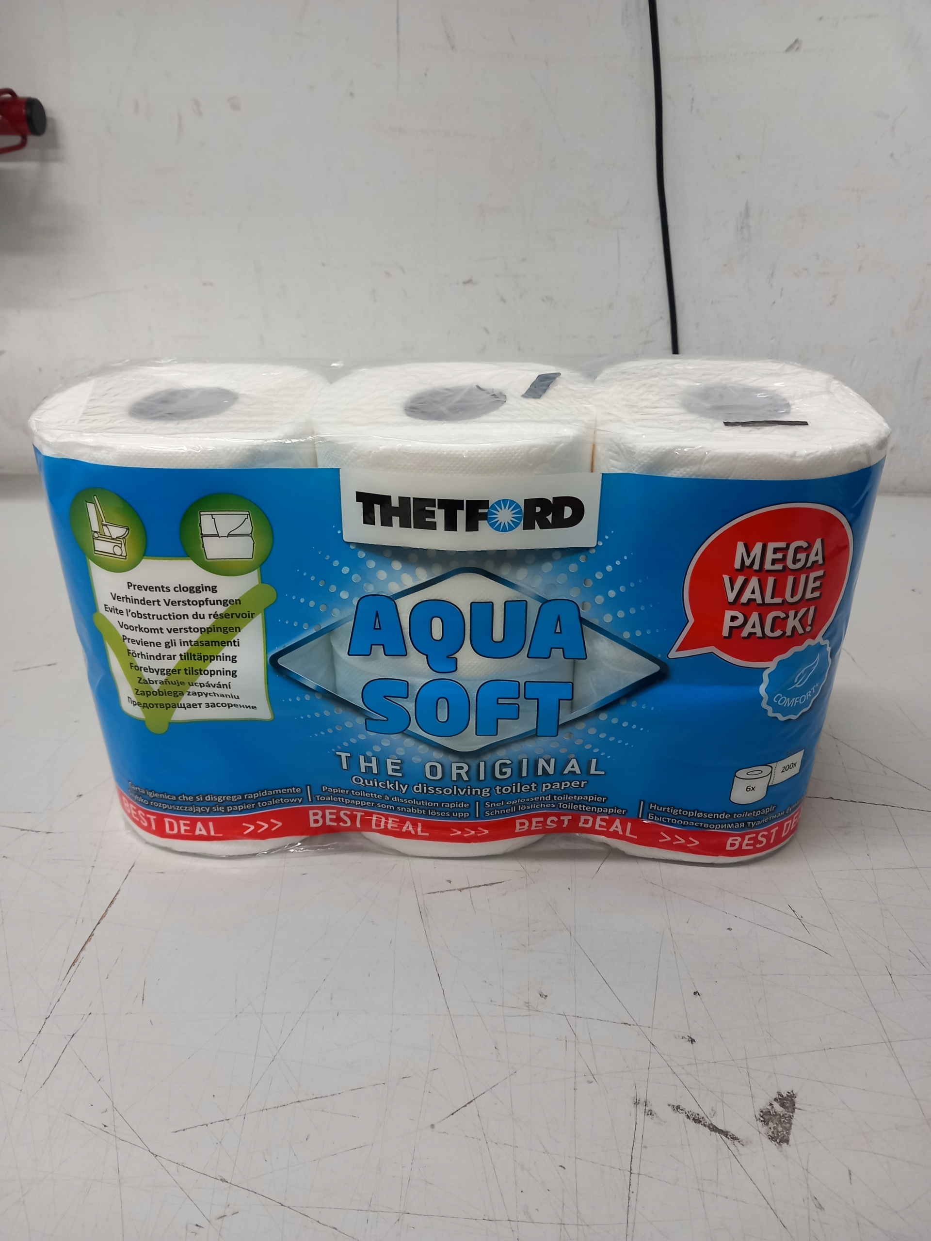 Papier toaletowy Thetford Aqua Soft 6szt Numer katalogowy producenta 9943417