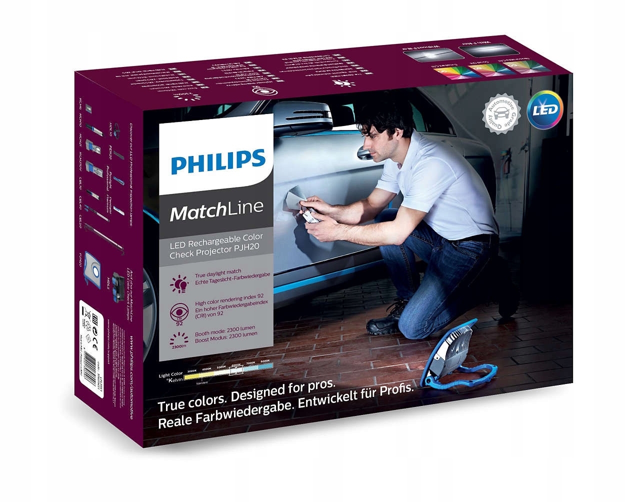 Akumulátorová dielenská lampa Philips PJH20 LPL39X1 39609631