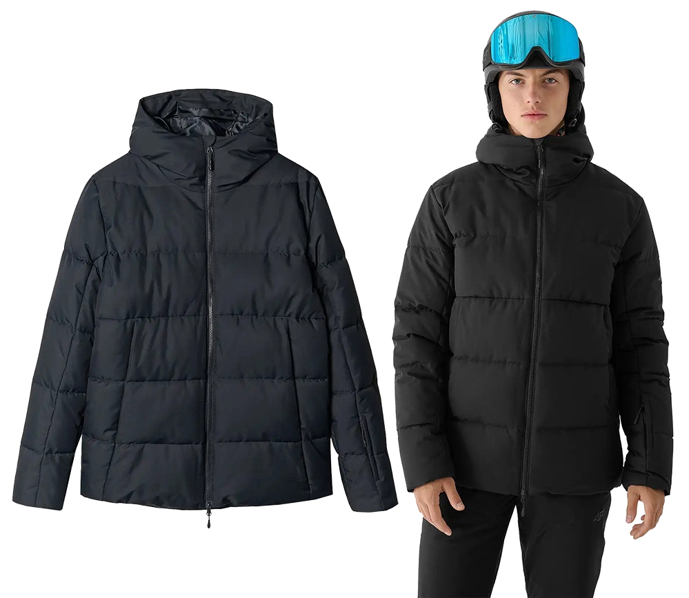 Lyžařská bunda s kapucí 4F M580 na zimu s membránou 5000 XL