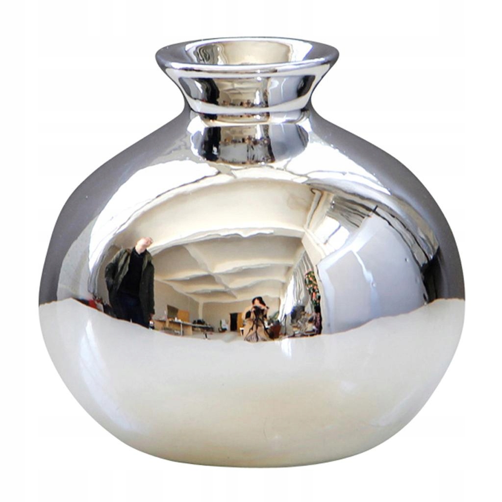 Ceramiczny wazon Ornament skandynawski