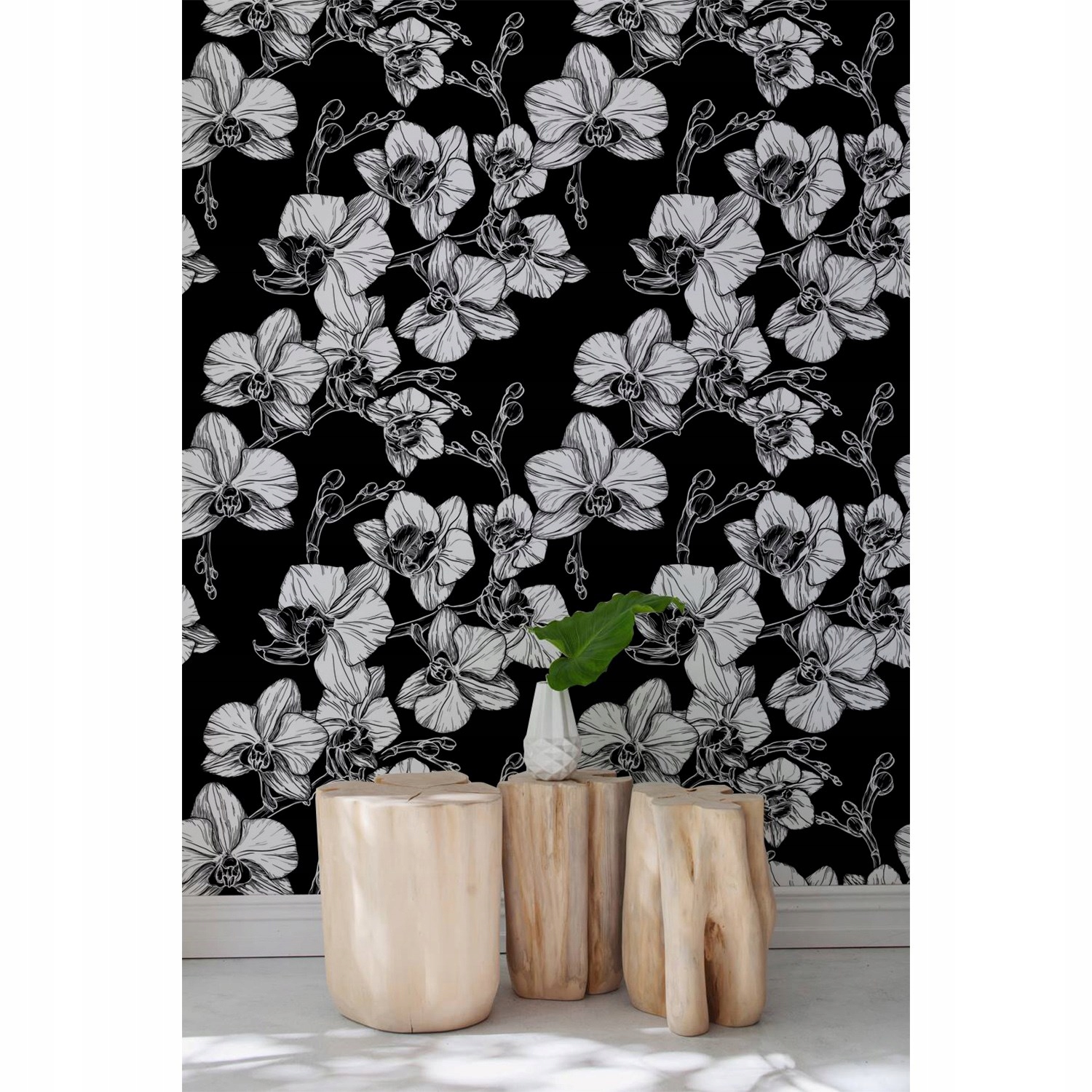 

Tapeta flizelina Kwiaty orchidei 250x104 cm + klej