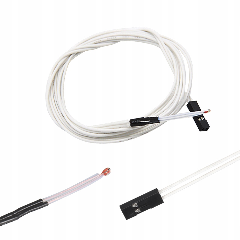 

Termistor Ntc 3950 100K Złącze 2pin 100cm 1m