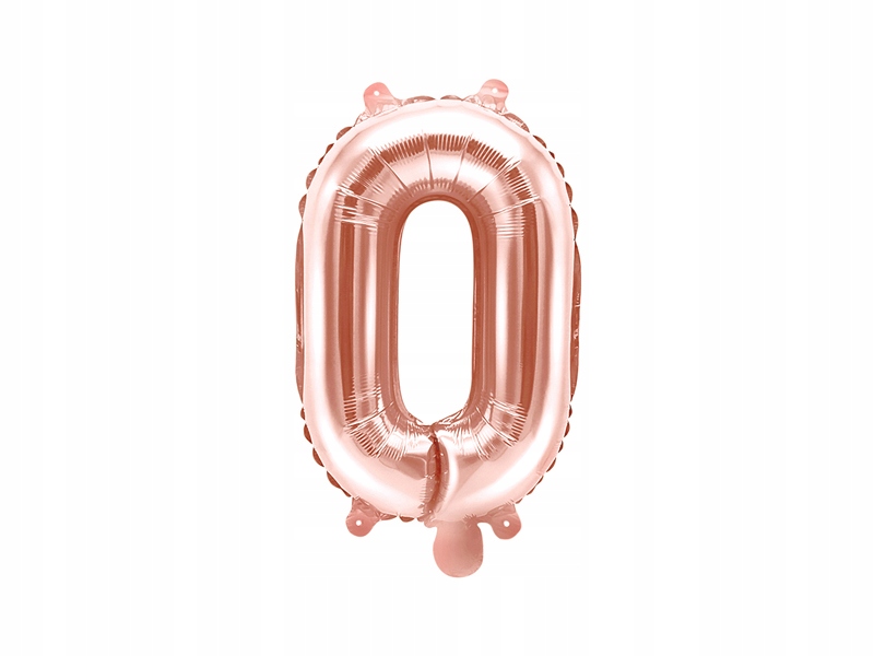 

Balon foliowy O rose gold 35cm 1szt litera duża