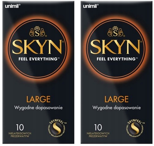 

Prezerwatywy Unimil Skyn Large 20 szt. Kartonik