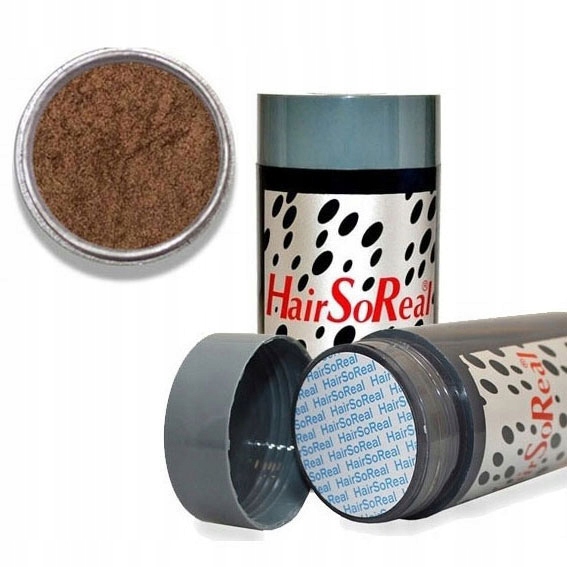 Hair So Real 28g Zahušťování Mikrovlákna Světle hnědá HairSoReal Světle hnědá