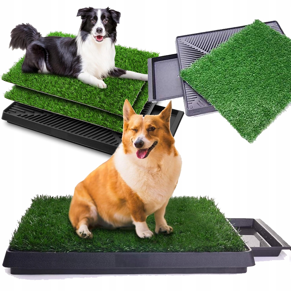 Záchod Pro Psy A Štěňata Pro Výuku Pet Potty S Trávou 63 X 50 CM