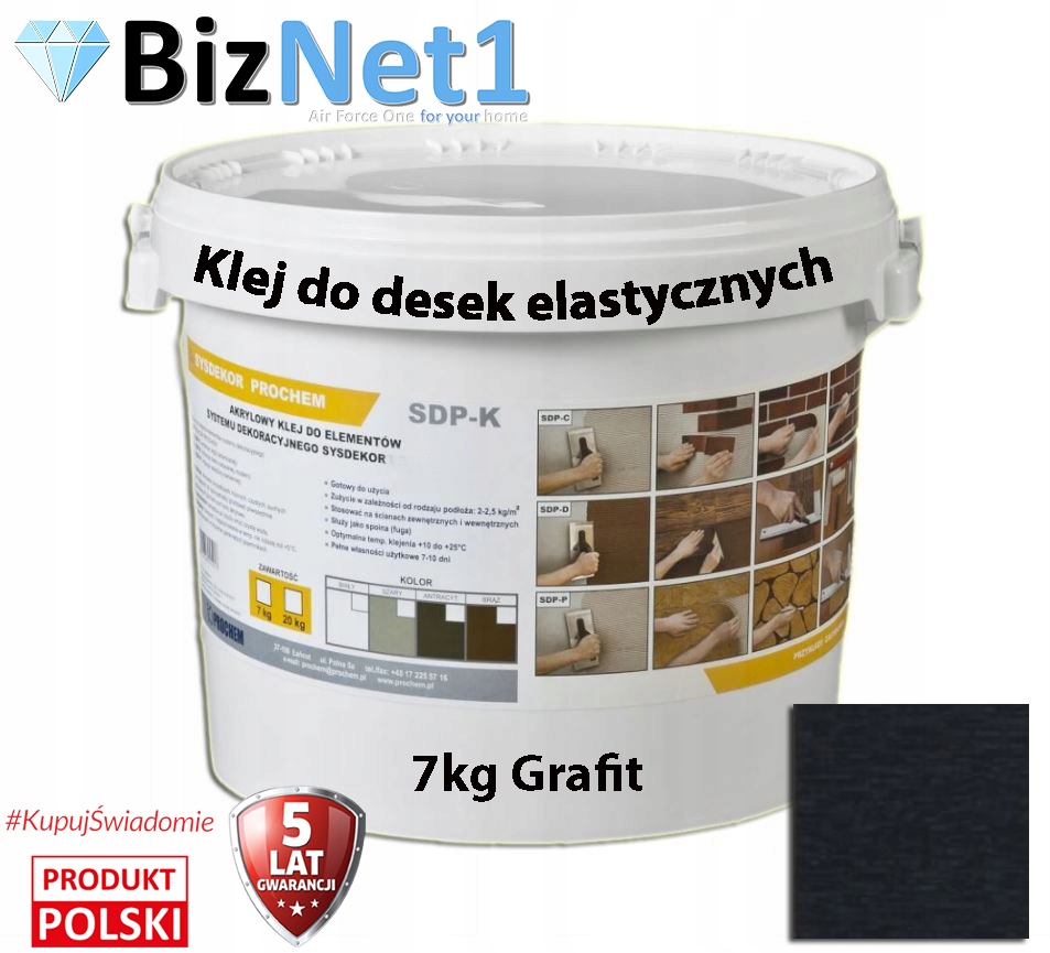 

Klej do deska elastyczna elewacyjna żywiczny 7kg