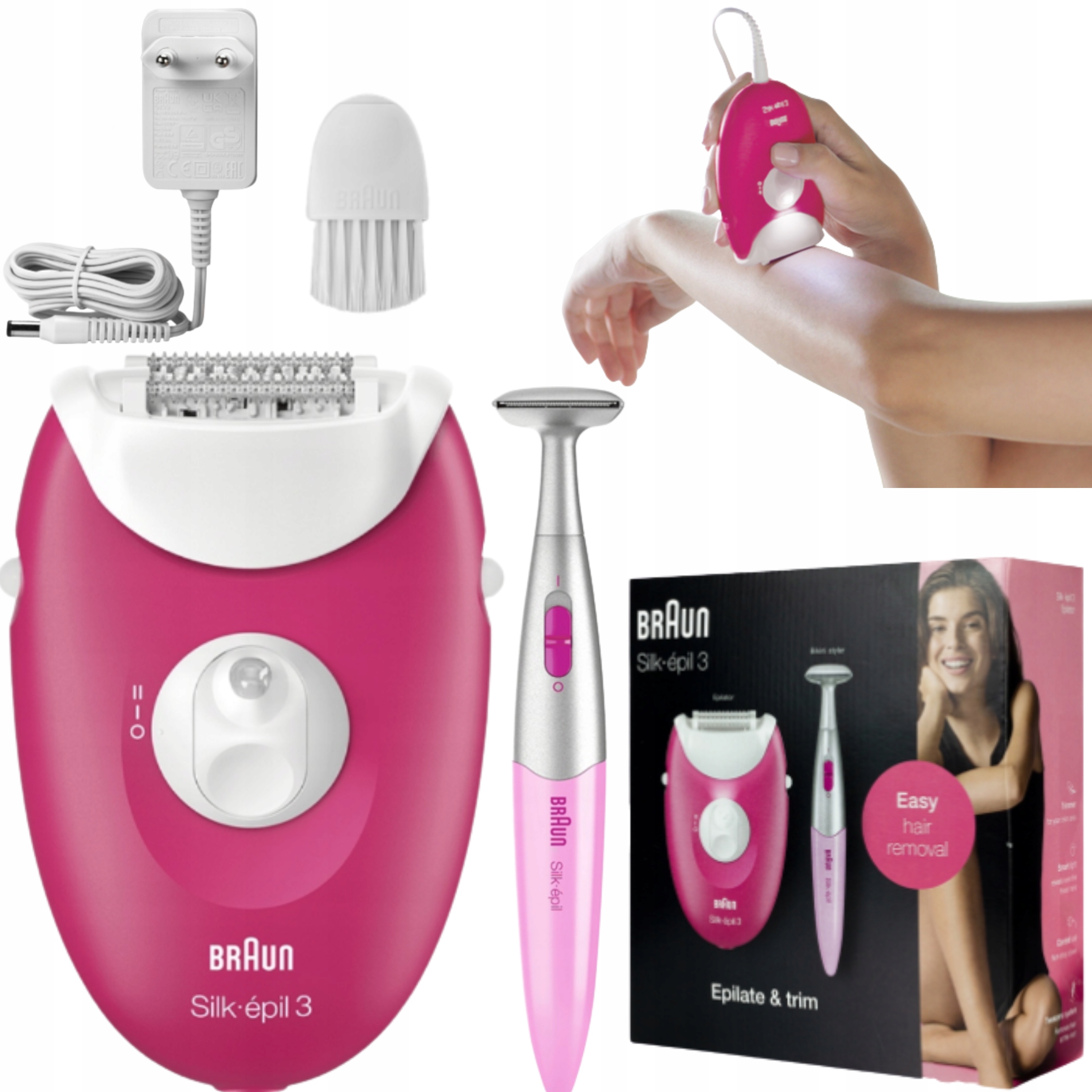 

2w1 Braun Depilator Trymer Do Bikini Depilator