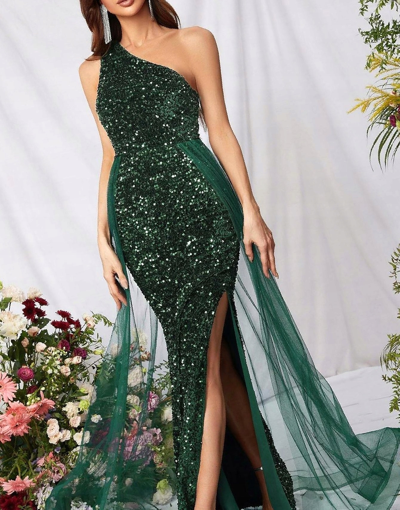 Šaty Flitrová Faeriesty Sametová Síťovina M