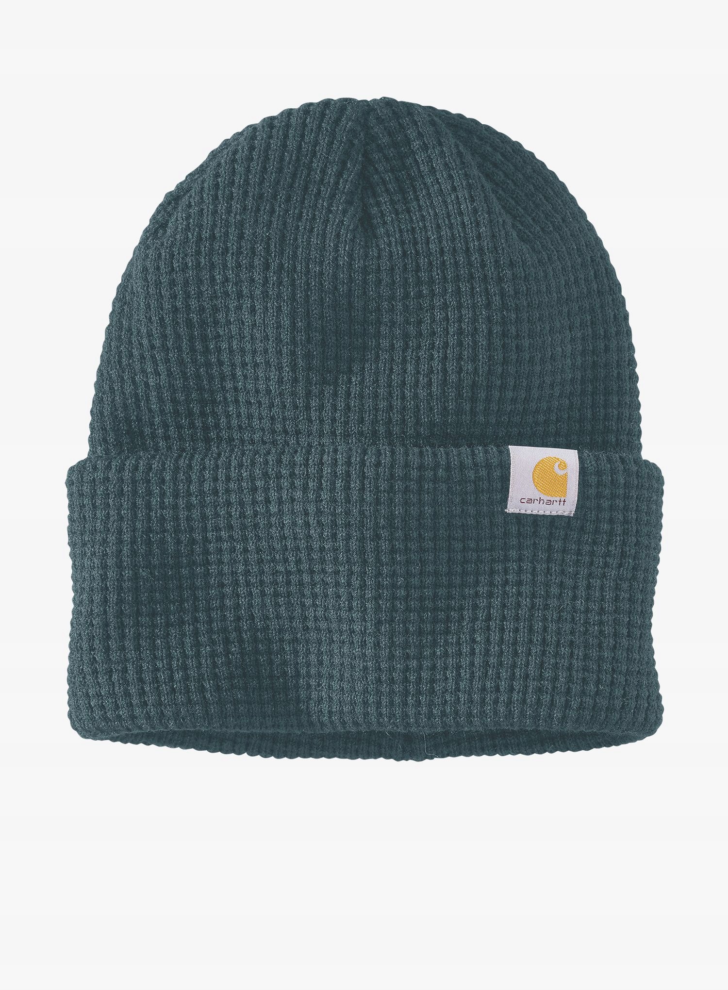 Čepice Carhartt Waffle Cuffed Beanie tmavě černá