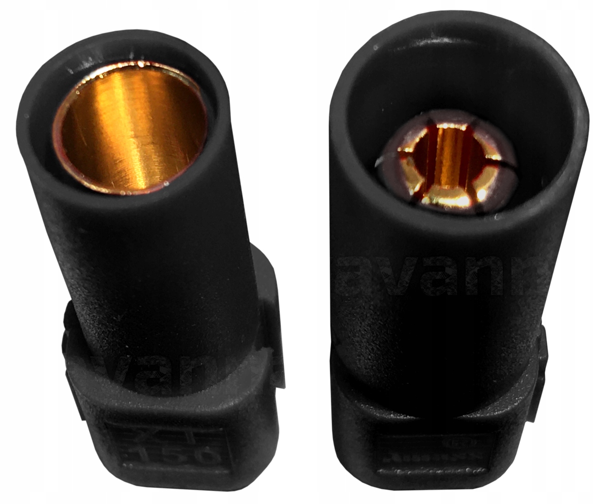 

XT150 złączka konektor para M+F+piny, Bk, Oryginał