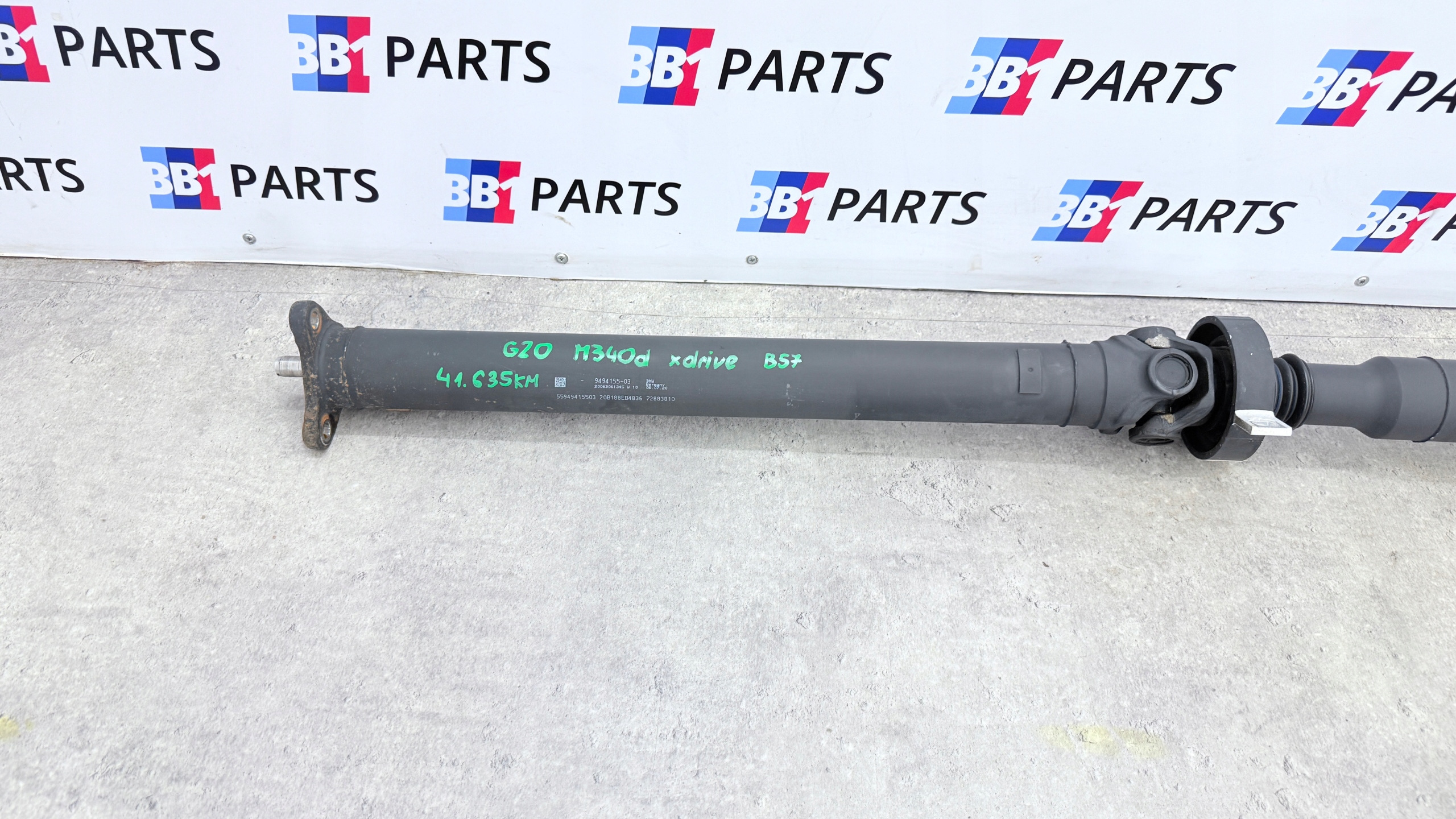 BMW G21 G20 cardan front front M440D M340D B57 X-DRIVE 9494155