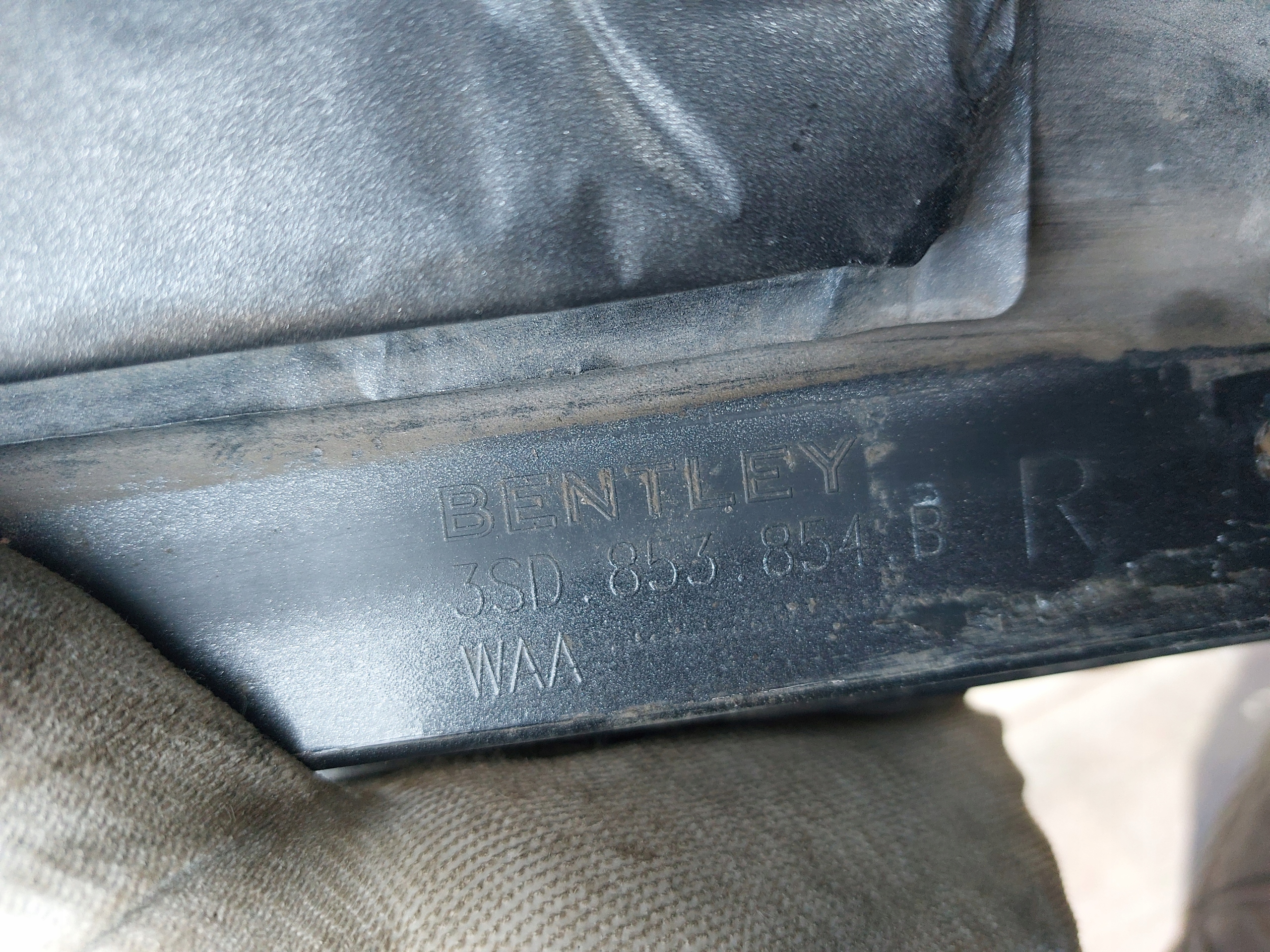 moulding threshold threshold right BENTLEY CONTINENTAL GT 21r SPEED CARBON LO7C