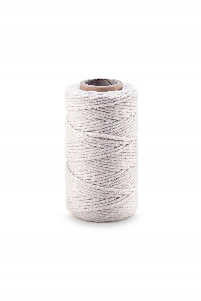 

Sznurek bawełniany ozdobny biały 100 g