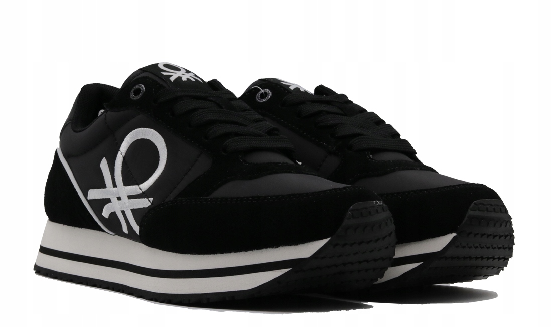 Sportovní Boty Benetton Bull Black Vintage Sneakers