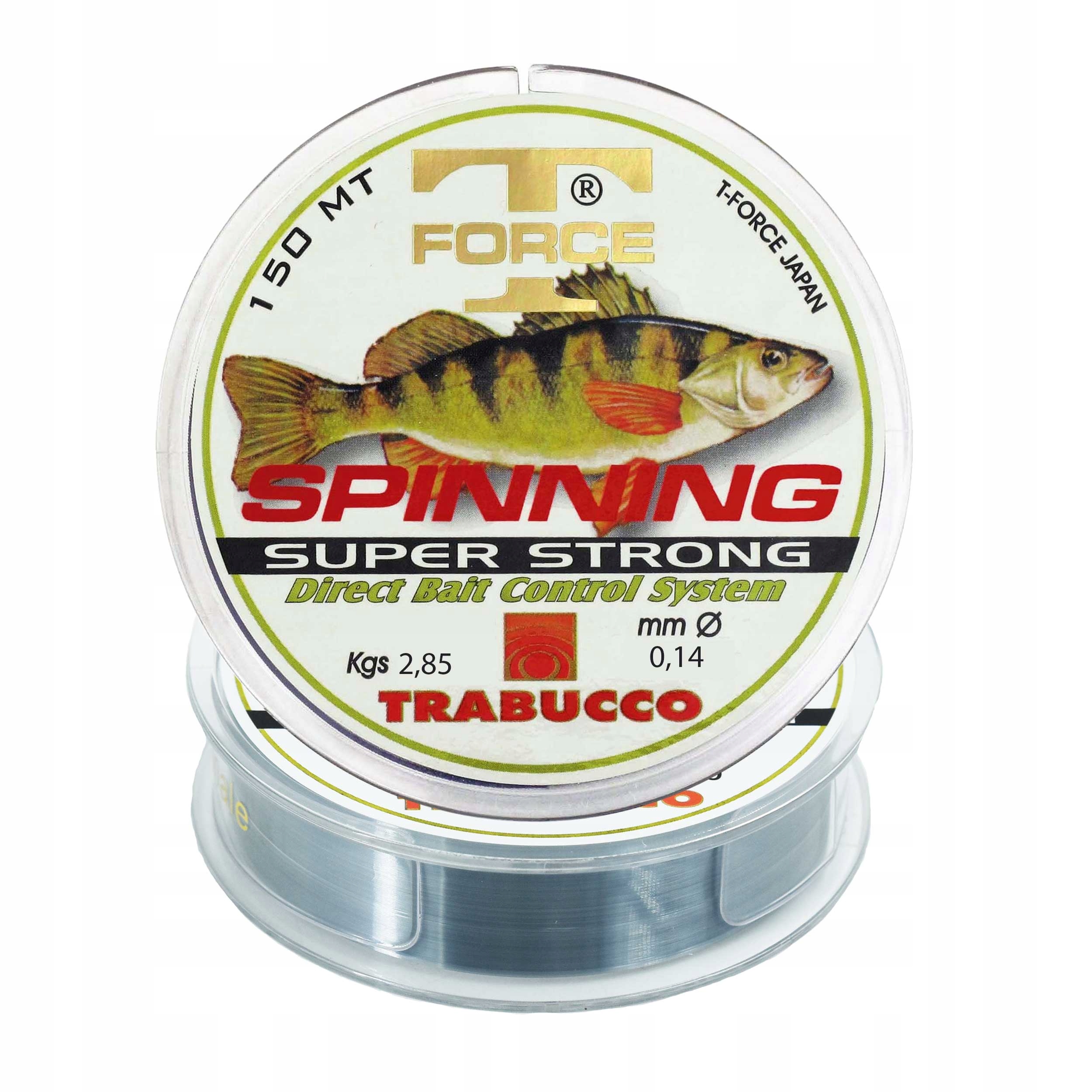 Żyłka na okonia Trabucco T-Force Spin Perch 0,14mm 150m 2,85kg jasnoszara