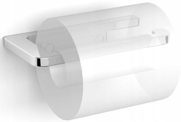 Nástěnný věšák na toaletní papír s toaletou