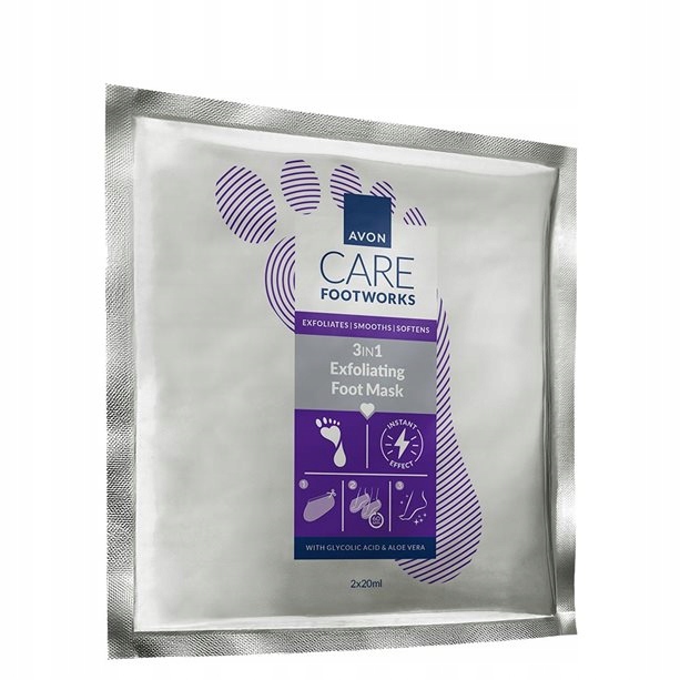 AVON SKARPETKI ZŁUSZCZAJĄCE Z KWASEM GLIKOLOWYM