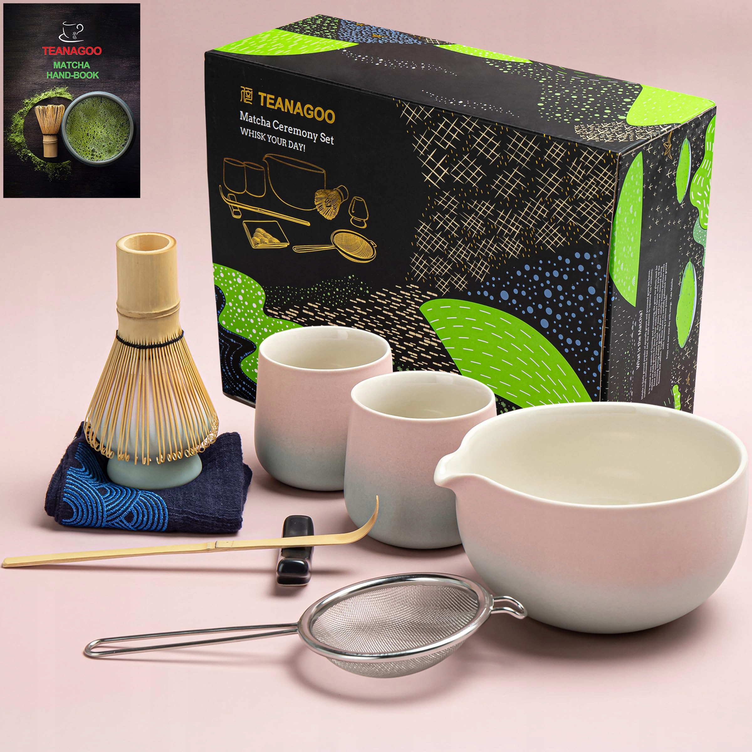 Levně Teanagoo Sada na matchu s miskou s výlevkou a držákem na metličku