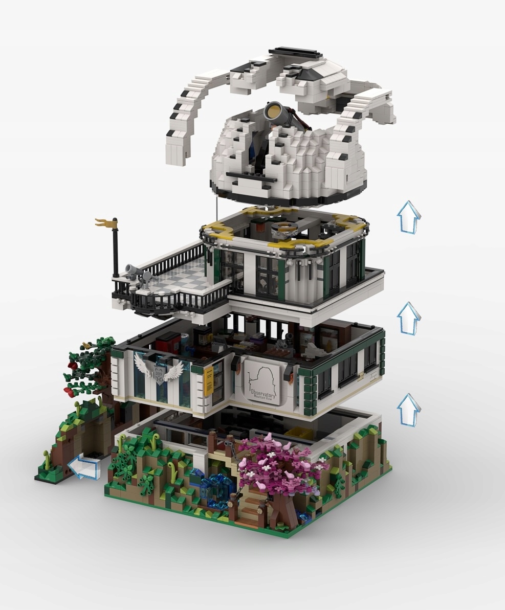 LEGO BRICKLINK 910027 OBSERWATORIUM NA SZCZYCIE Marka LEGO