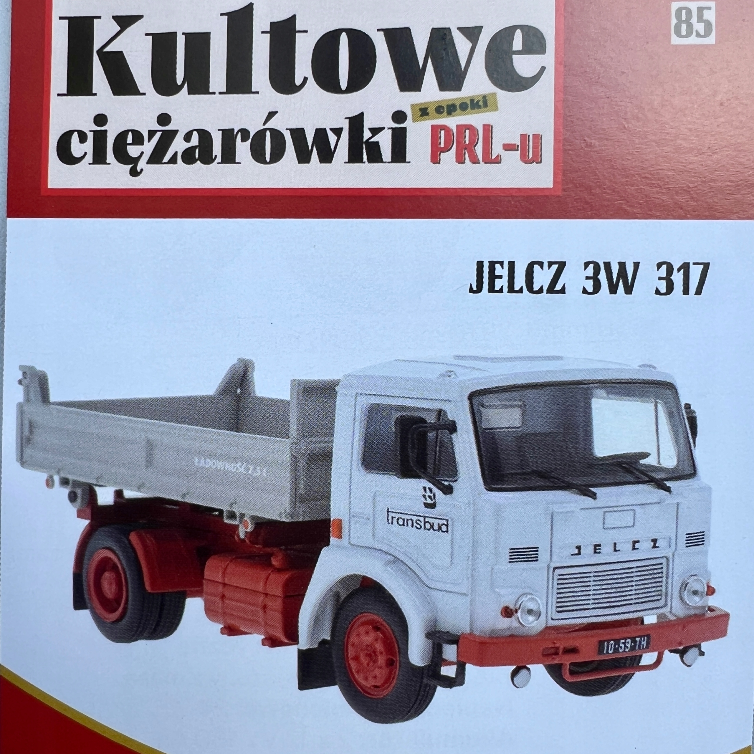 Jelcz 3W 317 Ikonické tesaři PRLu 1:43 Deagostini #85