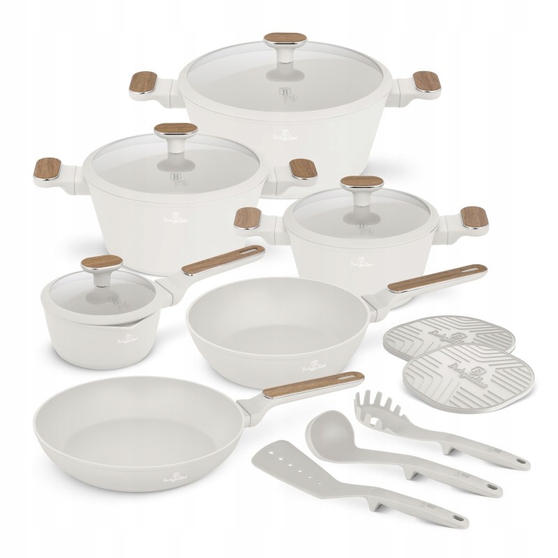 Sada nádobí s titanovým povrchem 15 ks Sahara Nordic Collection BH-8325