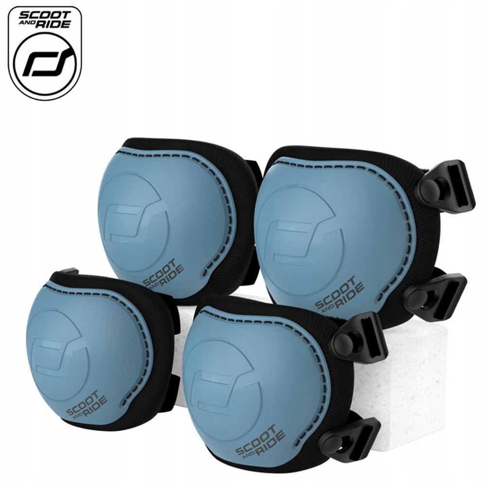 Scootandride Zestaw ochraniaczy dla dzieci S Steel